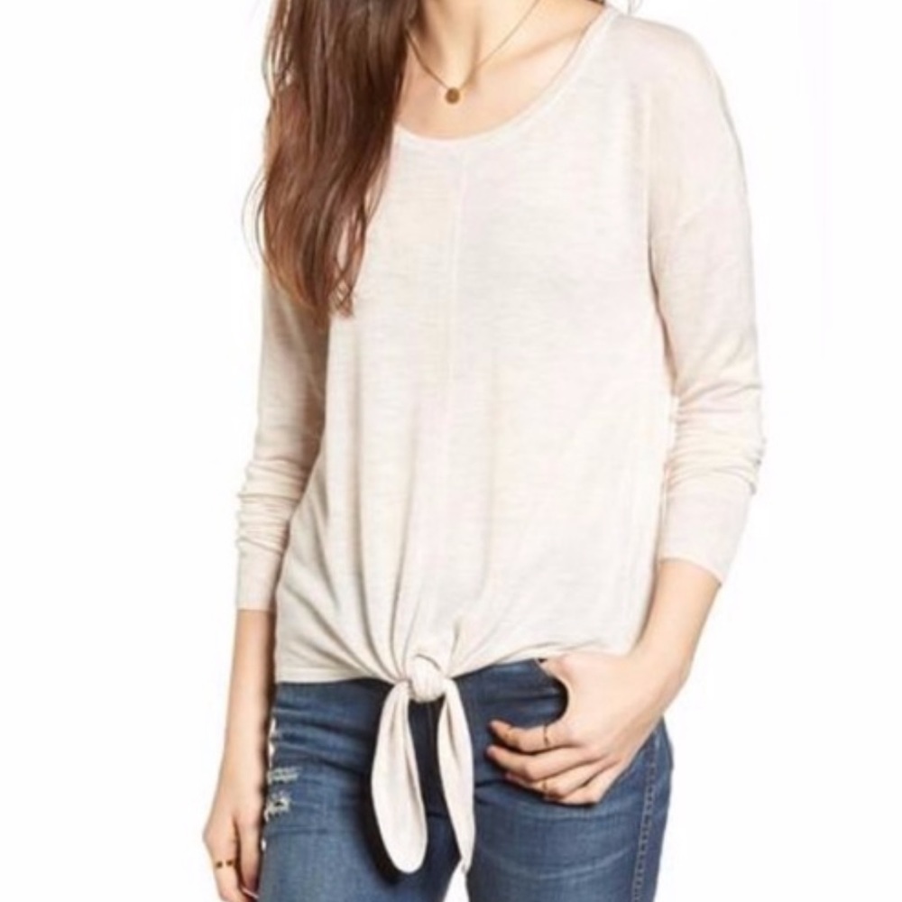 Knot hem madewell sweater